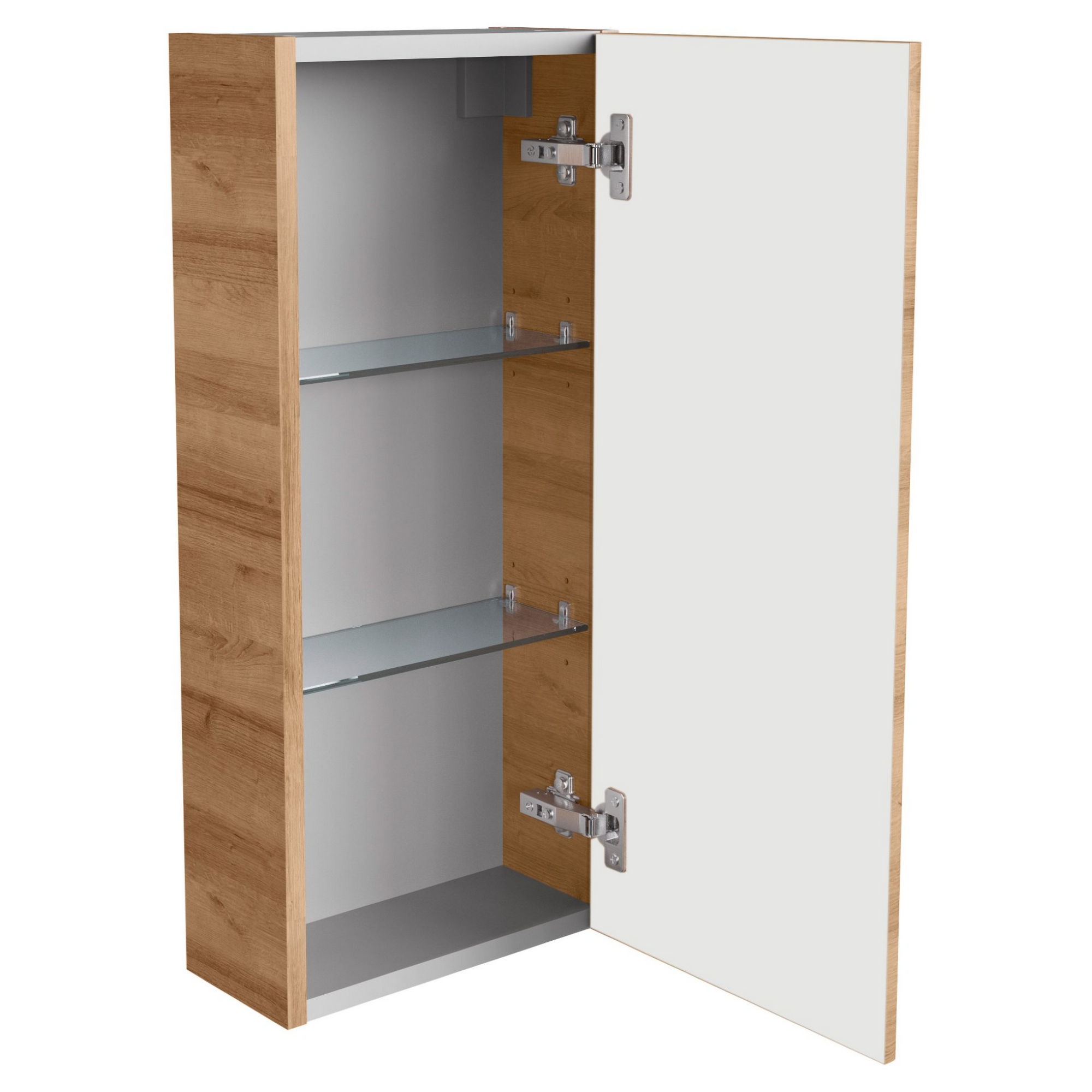 Hängeschrank 'Milano' braun foliert 30 x 68 x 15,5 cm