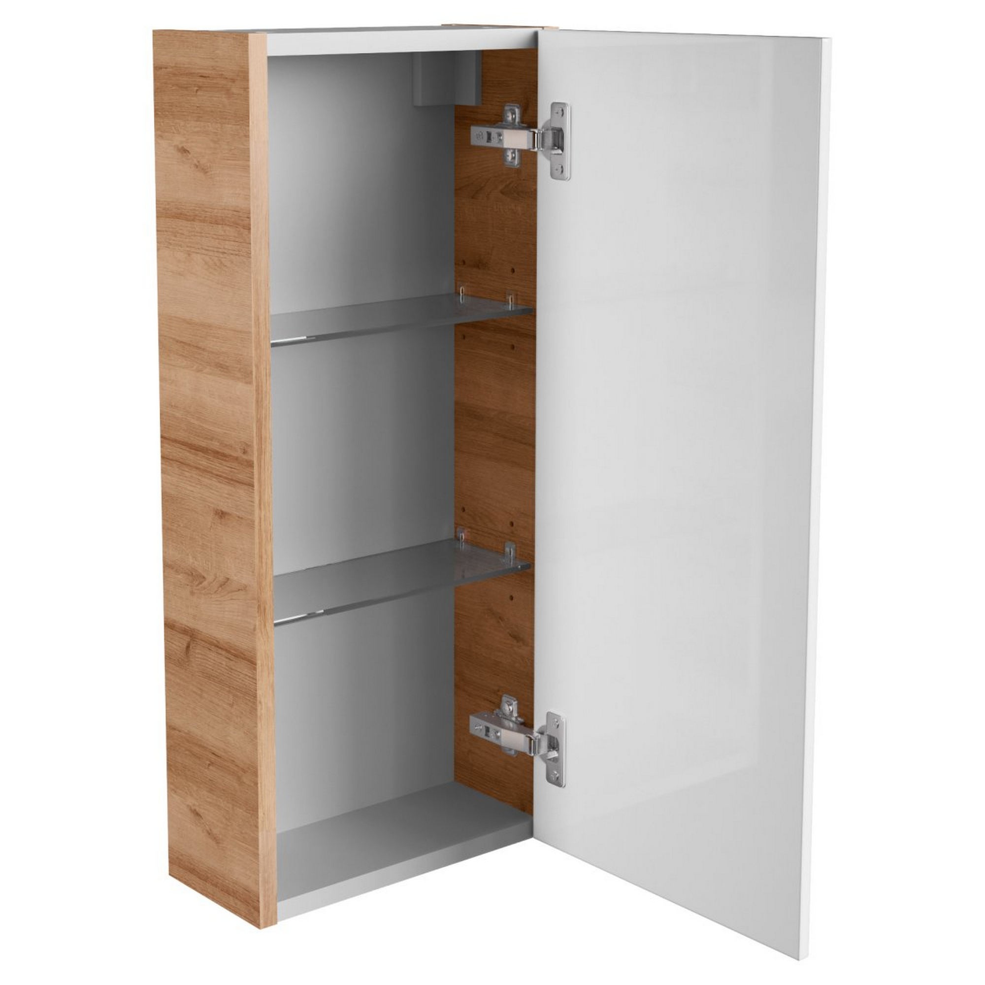 Hängeschrank 'Milano' asteiche, weiß 30 x 68 x 15,5 cm + product picture