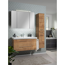 Hochschrank 'Milano' braun foliert 30,5 x 165,5 x 32 cm