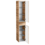 Hochschrank 'Milano' braun foliert 30,5 x 165,5 x 32 cm