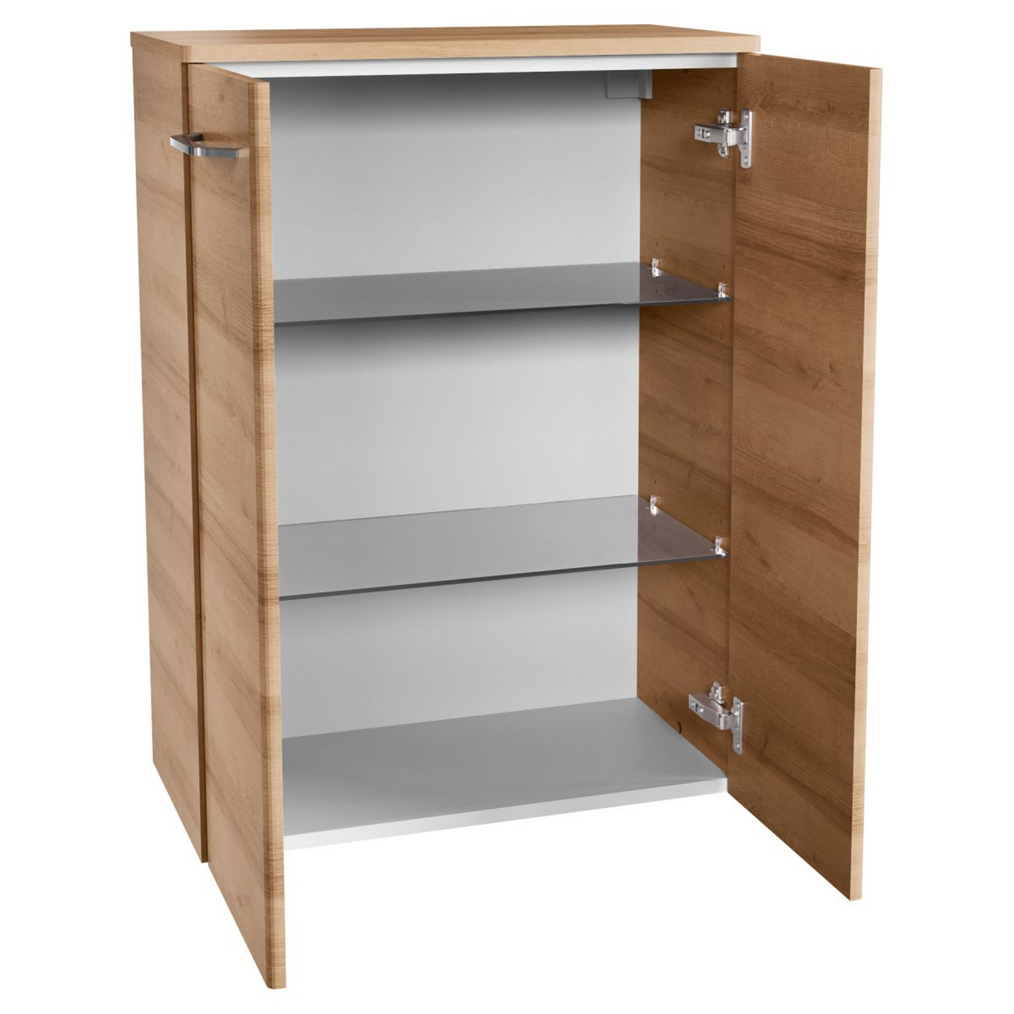 Unterschrank 'Milano' braun matt 60,5 x 82,5 x 32 cm