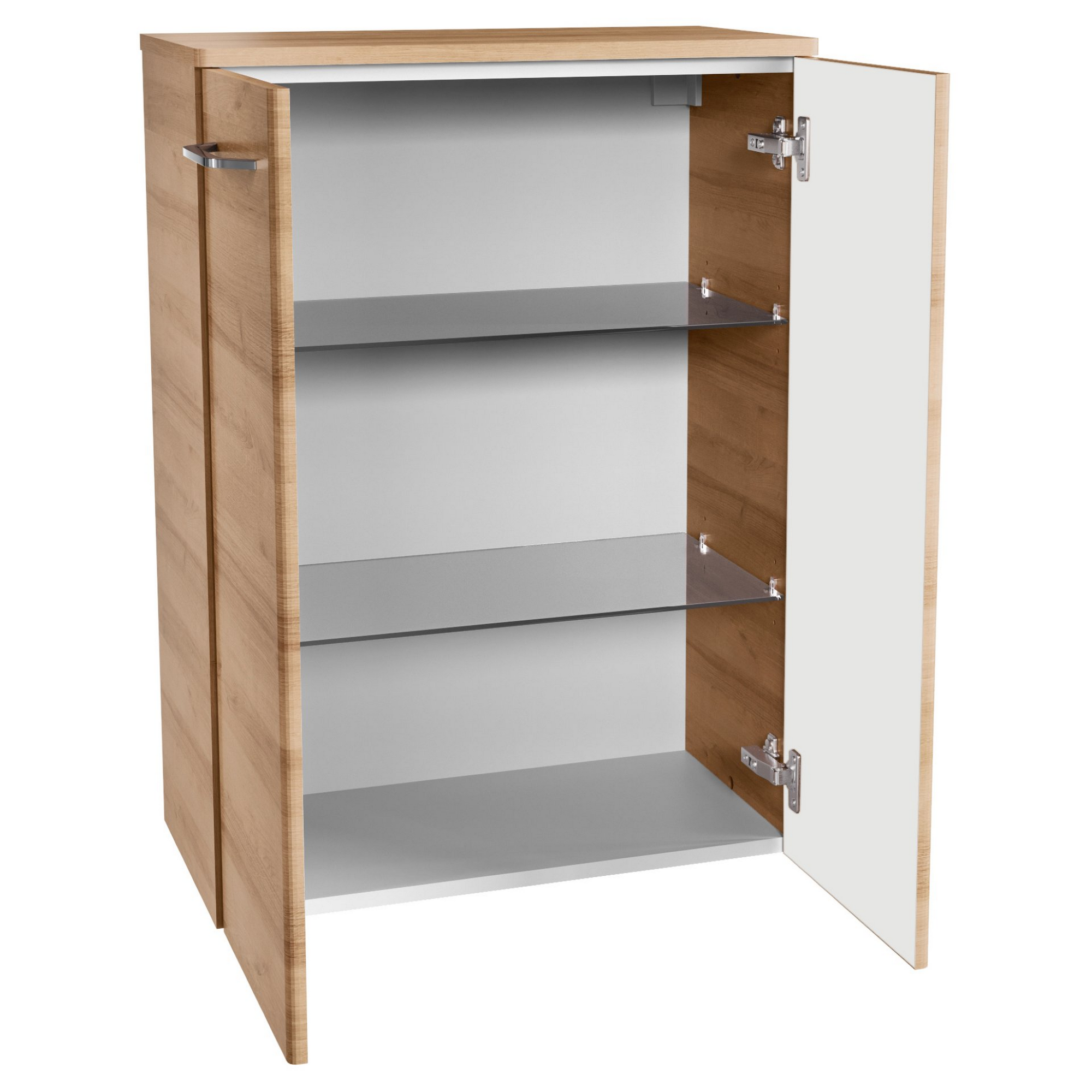 Unterschrank 'Milano' braun matt 60,5 x 82,5 x 32 cm