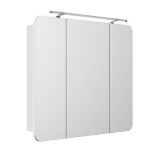 LED-Spiegelschrank 'Milano' weiß 89,9 x 78 x 15,8 cm