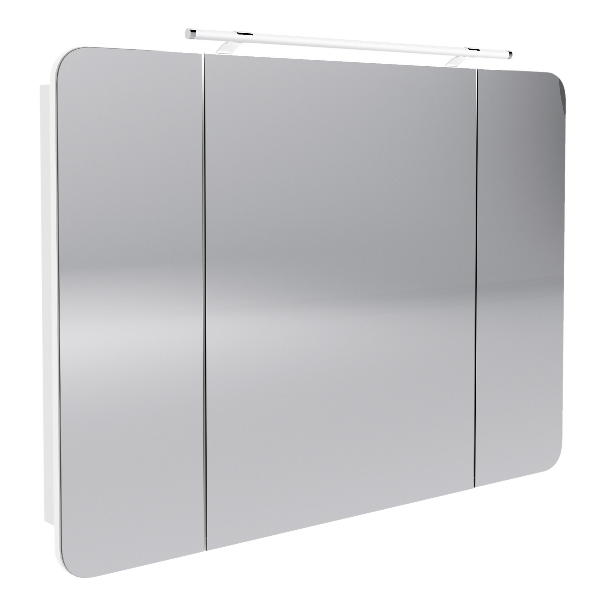 Fackelmann LED-Spiegelschrank ‚Milano‘ weiß 109,9 x 78 x 15,8 cm