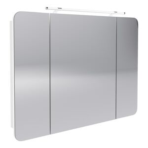 LED-Spiegelschrank 'Milano' weiß 109,9 x 78 x 15,8 cm