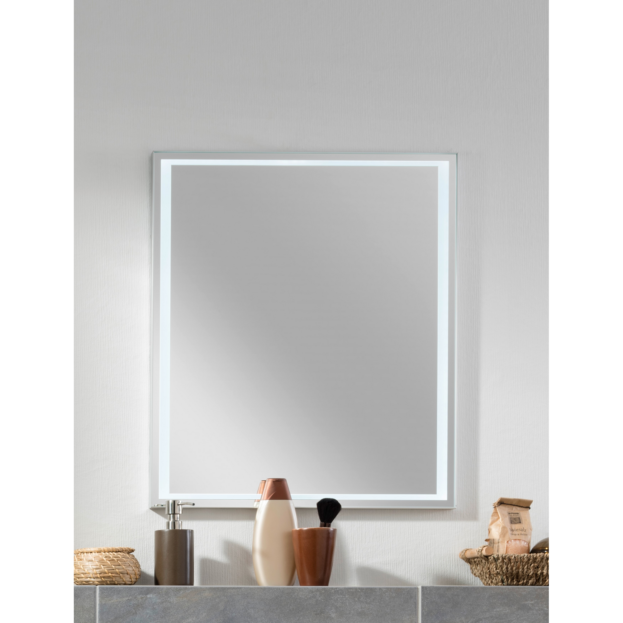 LED-Spiegel 60,5 x 70,5 x 2,2 cm + product picture