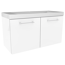 Waschbeckenunterschrank 'Lima' weiß foliert 80 x 42 x 35 cm