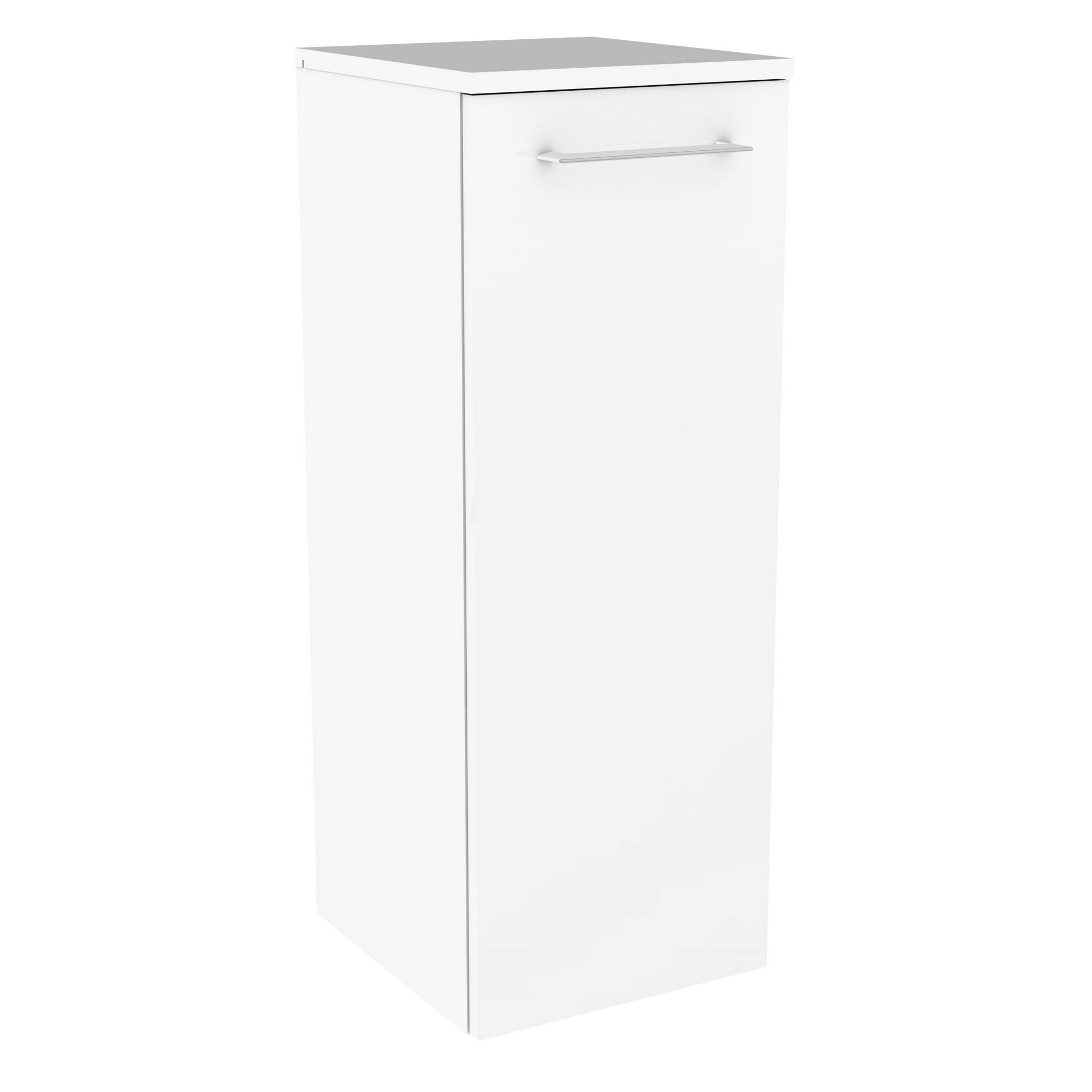 Weißer Hochschrank LIMA Midi mit einer Tür