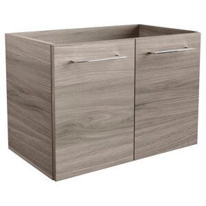 Waschbeckenunterschrank 'Lima' braun foliert 60 x 42 x 35 cm