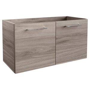 Waschbeckenunterschrank 'Lima' braun foliert 80 x 42 x 35 cm