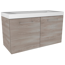 Waschbeckenunterschrank 'Lima' braun foliert 80 x 42 x 35 cm