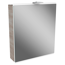 LED-Spiegelschrank 'Lima' grau, weiß 60 x 71,2 x 15,3 cm