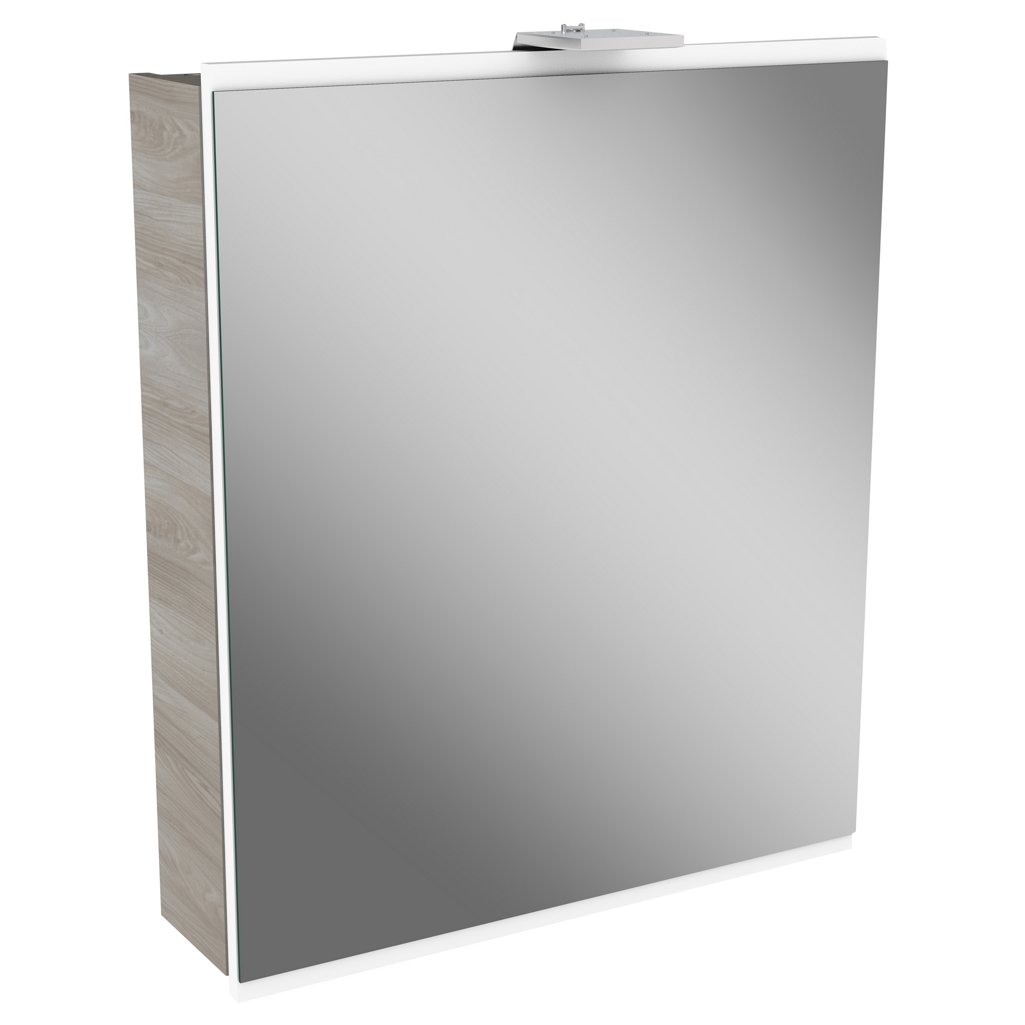 LED-Spiegelschrank 'Lima' steinesche/weiß 60 x 71,2 x 15,3 cm + product picture