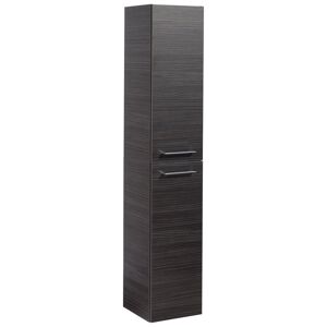 Hochschrank 'B.Perfekt' dunkelbraun foliert 30 x 158,8 x 32 cm