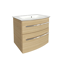 Waschbecken mit Unterschrank 'B.Style' braun 63,2 x 54,3 x 46 cm