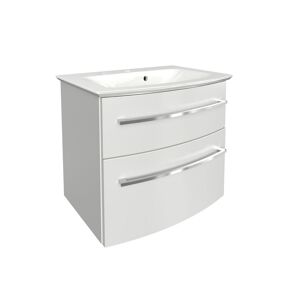 Waschbecken mit Unterschrank 'B.Style' weiß glänzend 63,2 x 54,3 x 46 cm