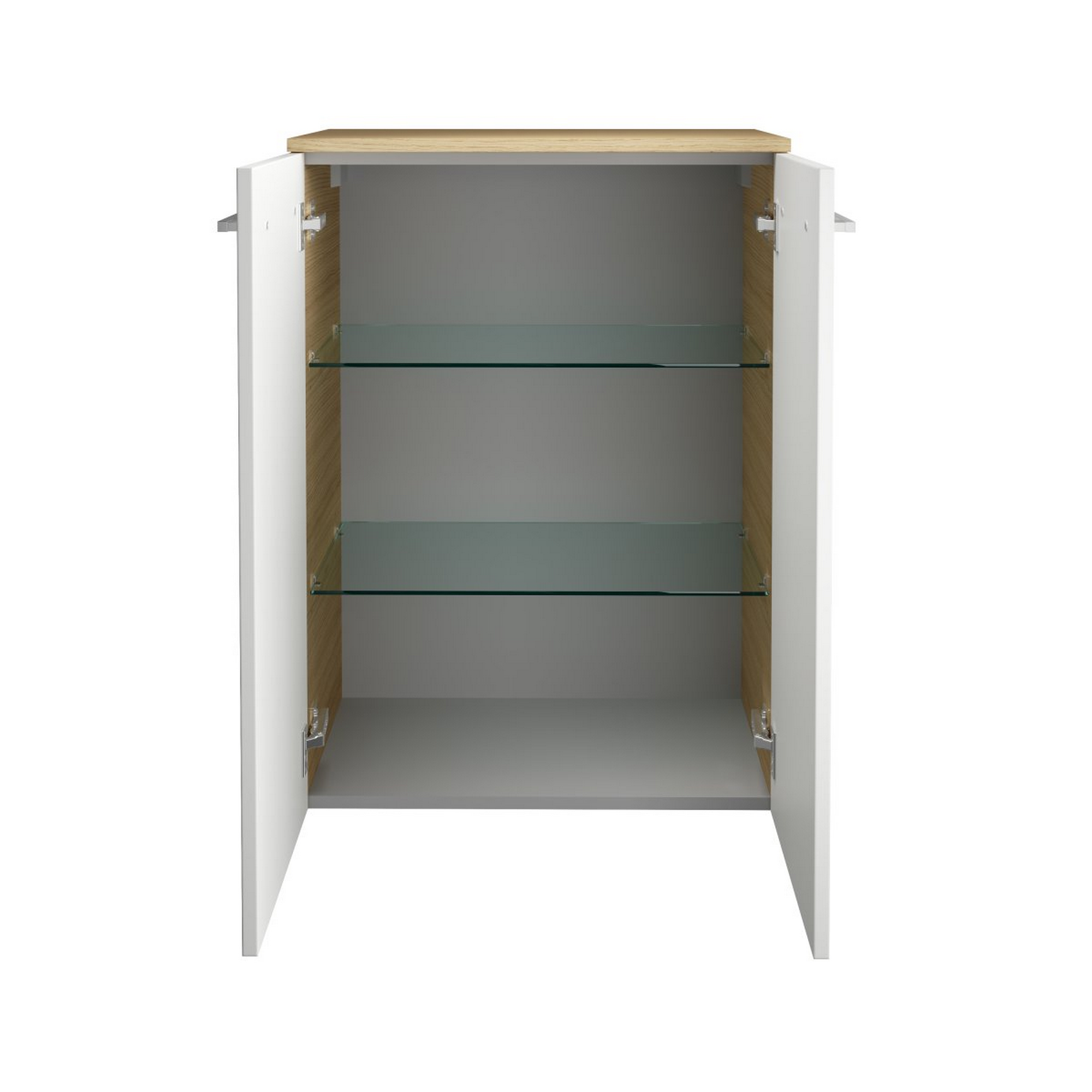 Doppelmidischrank 'B.Style' sandeiche, weiß 60,2 x 82,6 x 32 cm + product picture