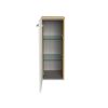 Unterschrank 'B.Style' braun, weiß foliert 30,2 x 82,6 x 32 cm links
