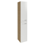 Hochschrank 'B.Style' braun, weiß glänzend 30 x 162 x 31,6 cm links