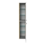 Hochschrank 'B.Style' braun, weiß glänzend 30 x 162 x 31,6 cm rechts