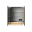 LED-Spiegelschrank 'B.Style' braun 60 x 81,2 x 15,3 cm