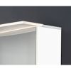 Weißer Spiegelschrank B.STYLE SPS 2T mit Ablage