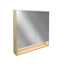 LED-Spiegelschrank 'B.Style' braun 80 x 81,2 x 15,3 cm