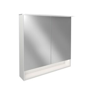 LED-Spiegelschrank 'B.Style' weiß 80 x 81,2 x 15,3 cm