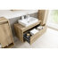 Waschbeckenunterschrank 'Natura' braun matt 93,4 x 52,3 x 45,5 cm