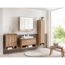 Waschbeckenunterschrank 'Natura' braun matt 93,4 x 52,3 x 45,5 cm