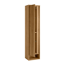 Hochschrank 'Natura' braun matt 38 x 166,5 x 32 cm links