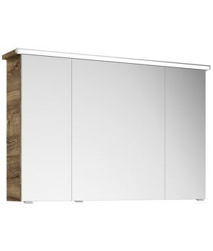 LED-Spiegelschrank 'Primo' braun 105 x 72 x 20 cm