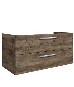 Waschbeckenunterschrank 'Primo' braun foliert 105 x 51 x 49 cm