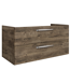 Waschbeckenunterschrank 'Primo' braun foliert 105 x 51 x 49 cm