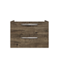 Waschbeckenunterschrank 'Primo' braun foliert 75 x 51 x 49 cm