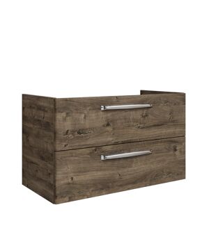 Waschbeckenunterschrank 'Primo' braun foliert 86 x 51 x 42 cm