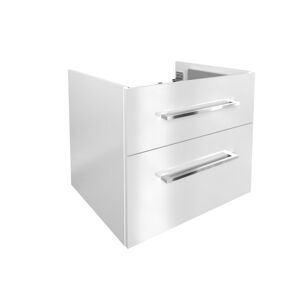 Waschbeckenunterschrank 'Oxford' weiß glänzend 60 x 50,9 x 48,8 cm