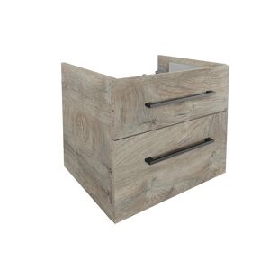 Waschbeckenunterschrank 'Oxford' braun matt 60 x 50,9 x 48,8 cm