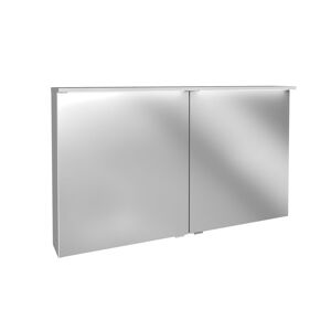 LED-Spiegelschrank 'Oxford' weiß 120,2 x 69,6 x 20 cm
