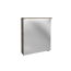 LED-Spiegelschrank 'Oxford' braun 60,2 x 69,6 x 20 cm