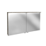 LED-Spiegelschrank 'Oxford' braun 120,2 x 69,6 x 20 cm