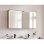LED-Spiegelschrank 'Oxford' braun 120,2 x 69,6 x 20 cm