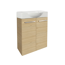 Waschbeckenunterschrank 'SBC' braun matt 52 x 60 x 24,3 cm