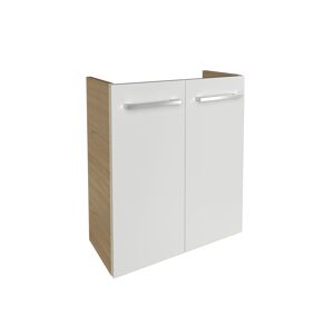 Waschtischunterschrank 'SBC' sandeiche/weiß 52 x 60 x 24,3 cm