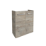 Waschbeckenunterschrank 'SBC' braun matt 52 x 60 x 24,3 cm