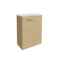 Waschbeckenunterschrank 'SBC' braun matt 44 x 60 x 24,3 cm links