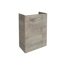 Waschbeckenunterschrank 'SBC' braun matt 44 x 60 x 24,3 cm links