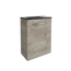 Waschbeckenunterschrank 'SBC' braun matt 44 x 60 x 24,3 cm links