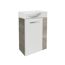 Waschbeckenunterschrank mit Aufsatzwaschbecken