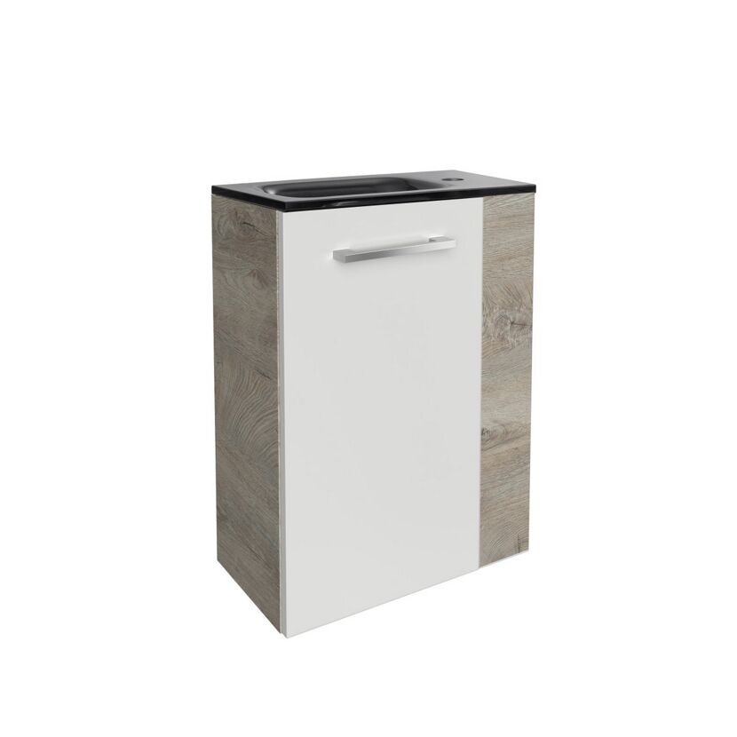 Waschtischunterschrank mit Waschbeckenaufsatz